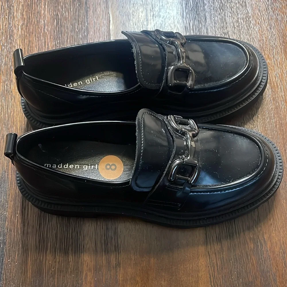 Steve Madden Platform Loafer Black Madden Girl Grunge Festival Punk Whimsigoth